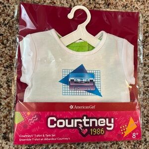 American Girl Courtney’s Tshirt & Tank Set